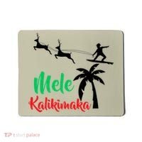 Mele Kalikimaka Christmas Hawaiian Xmas Santa Mousepad thumb 0