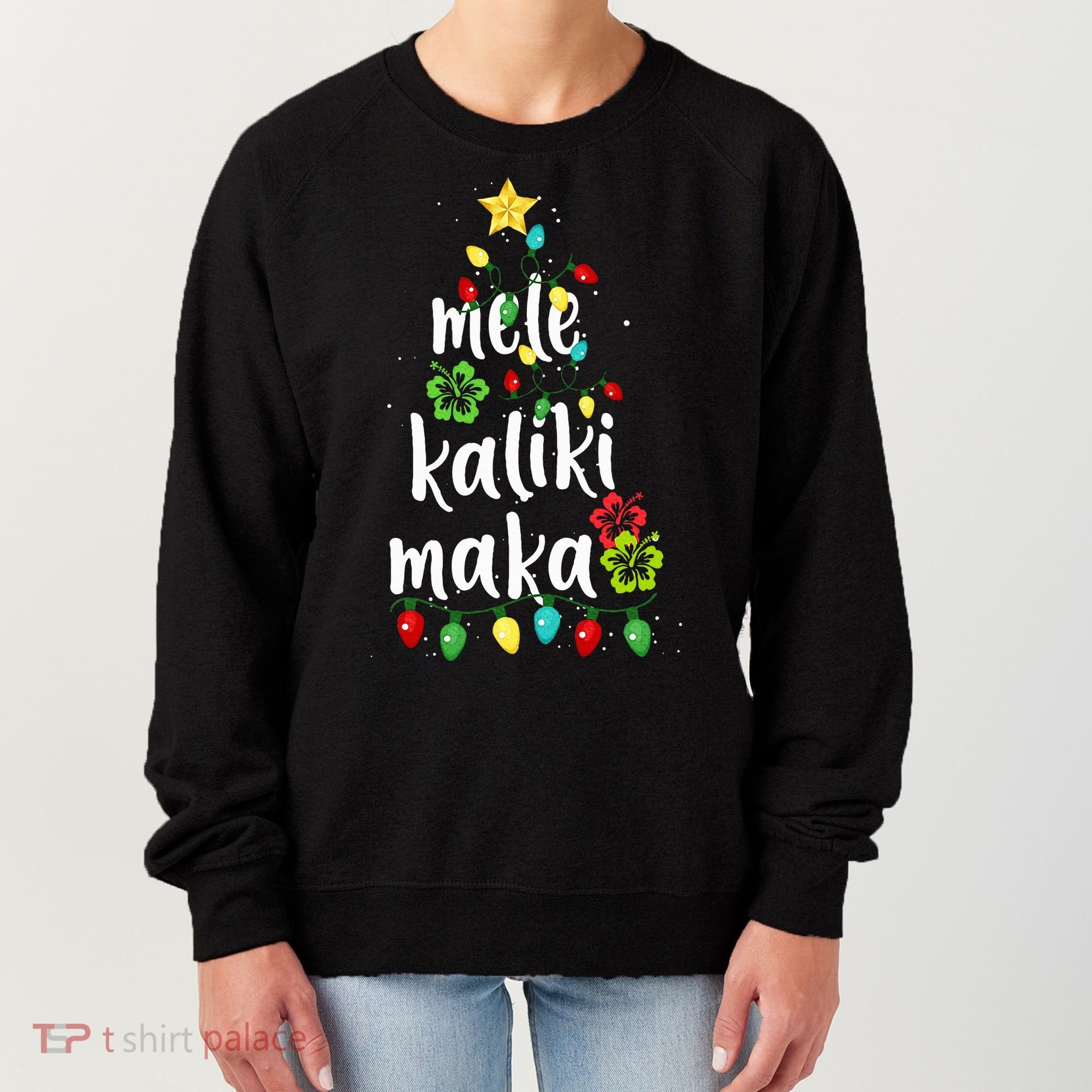 Mele kalikimaka Christmas Hawaiian Xmas Women's Sweatshirt