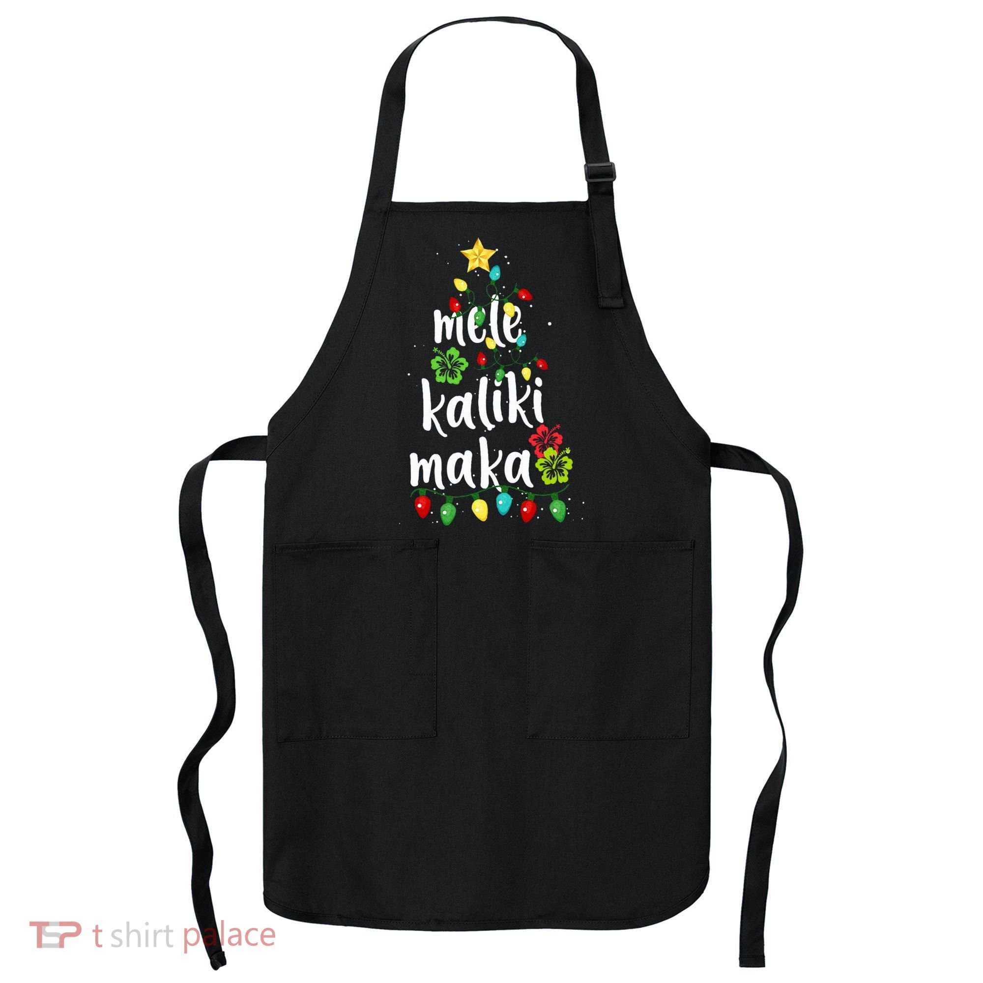 Mele kalikimaka Christmas Hawaiian Xmas Apron