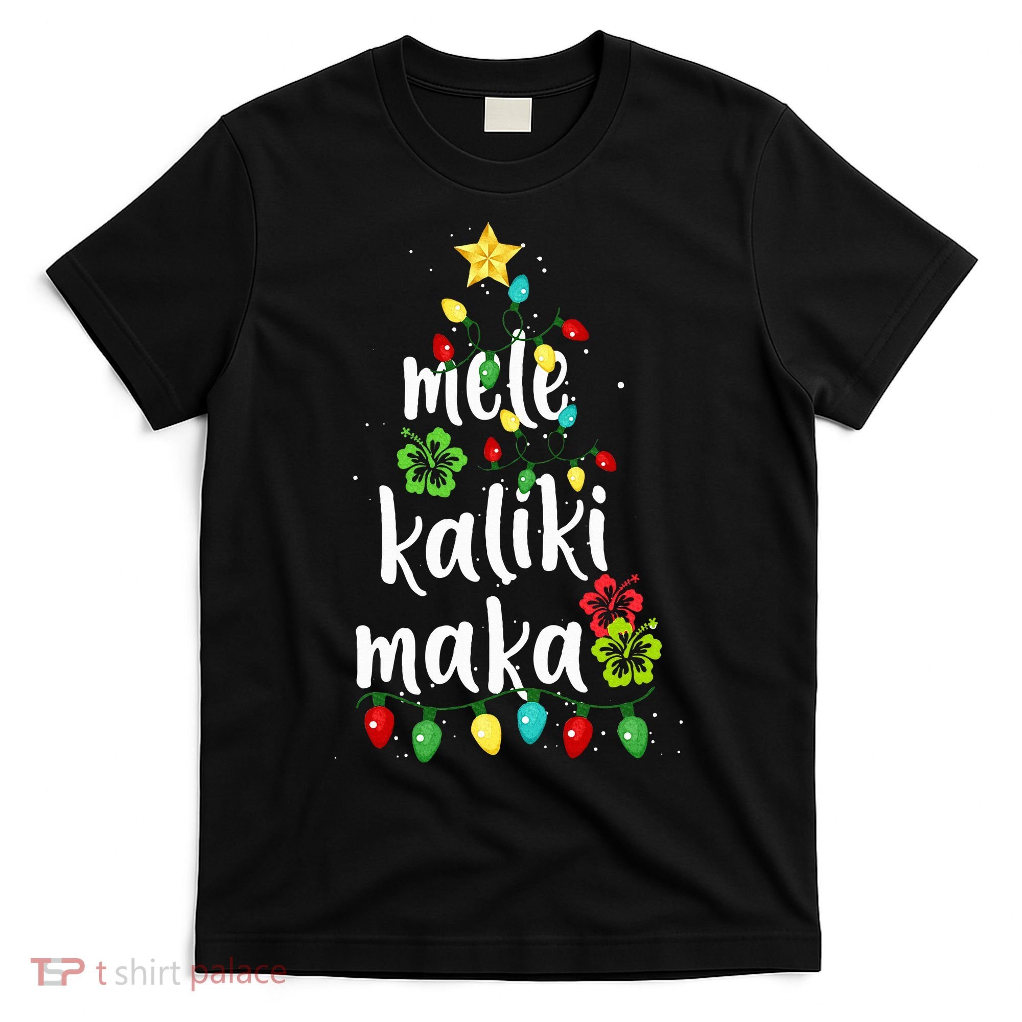 Mele kalikimaka Christmas Hawaiian Xmas T-Shirt