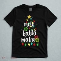Mele kalikimaka Christmas Hawaiian Xmas T-Shirt thumb 5