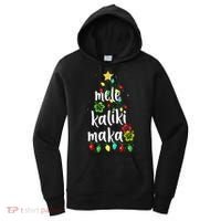 Mele kalikimaka Christmas Hawaiian Xmas Women's Hoodie thumb 0