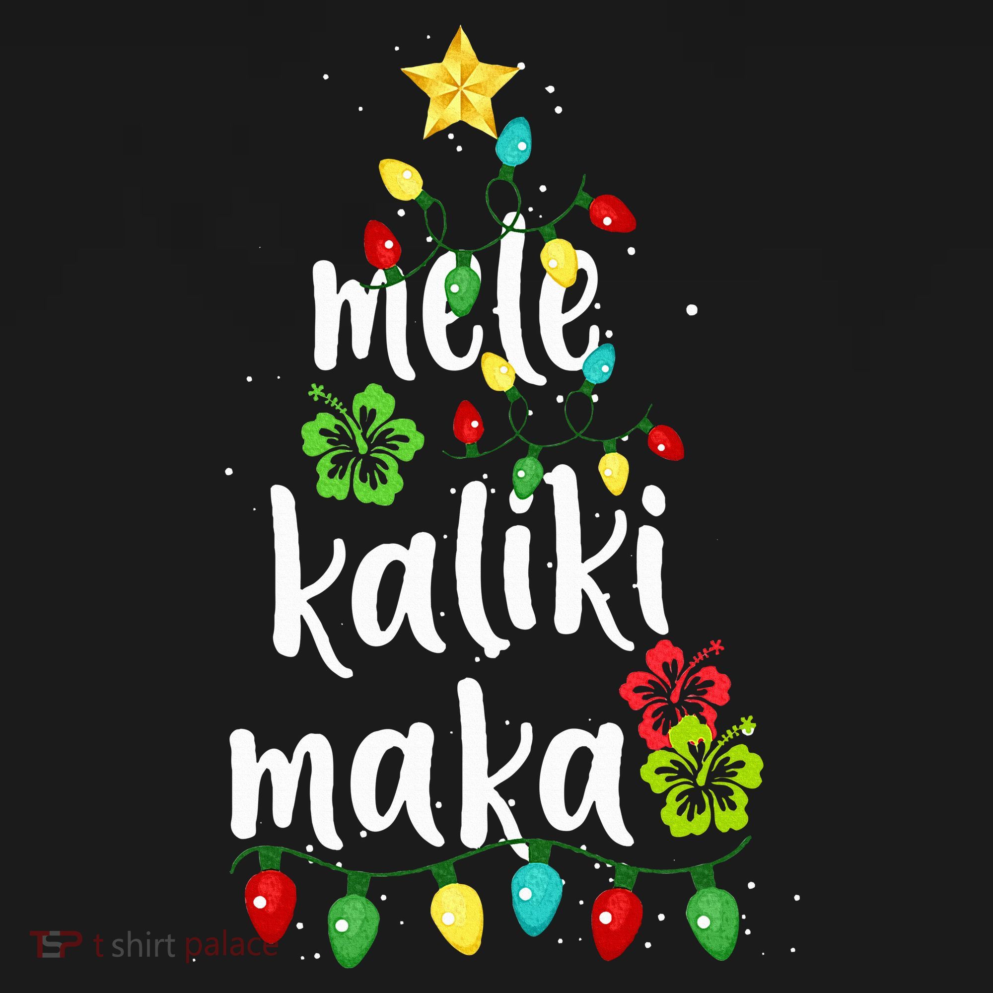 Mele kalikimaka Christmas Hawaiian Xmas Women's Hoodie