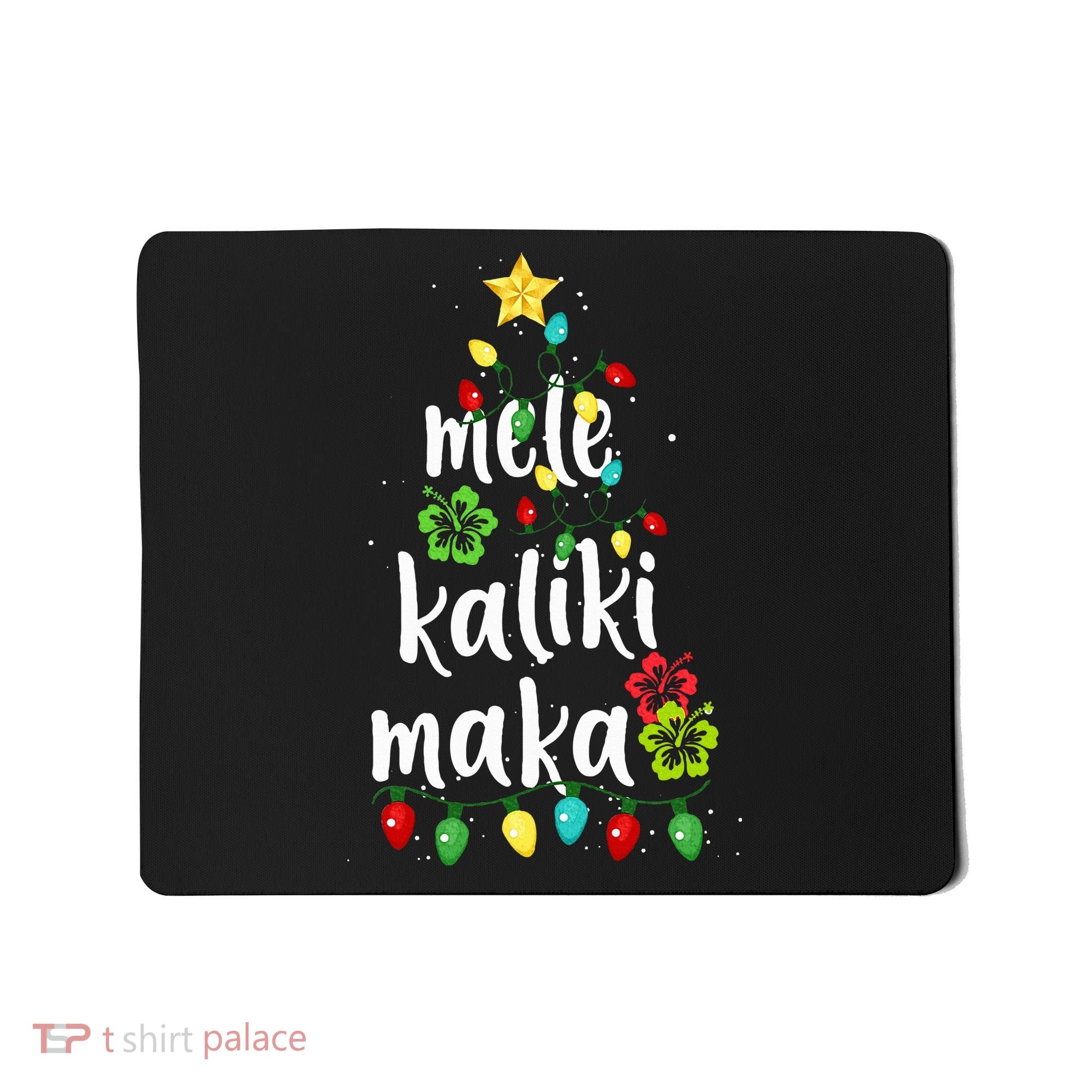 Mele kalikimaka Christmas Hawaiian Xmas Mousepad