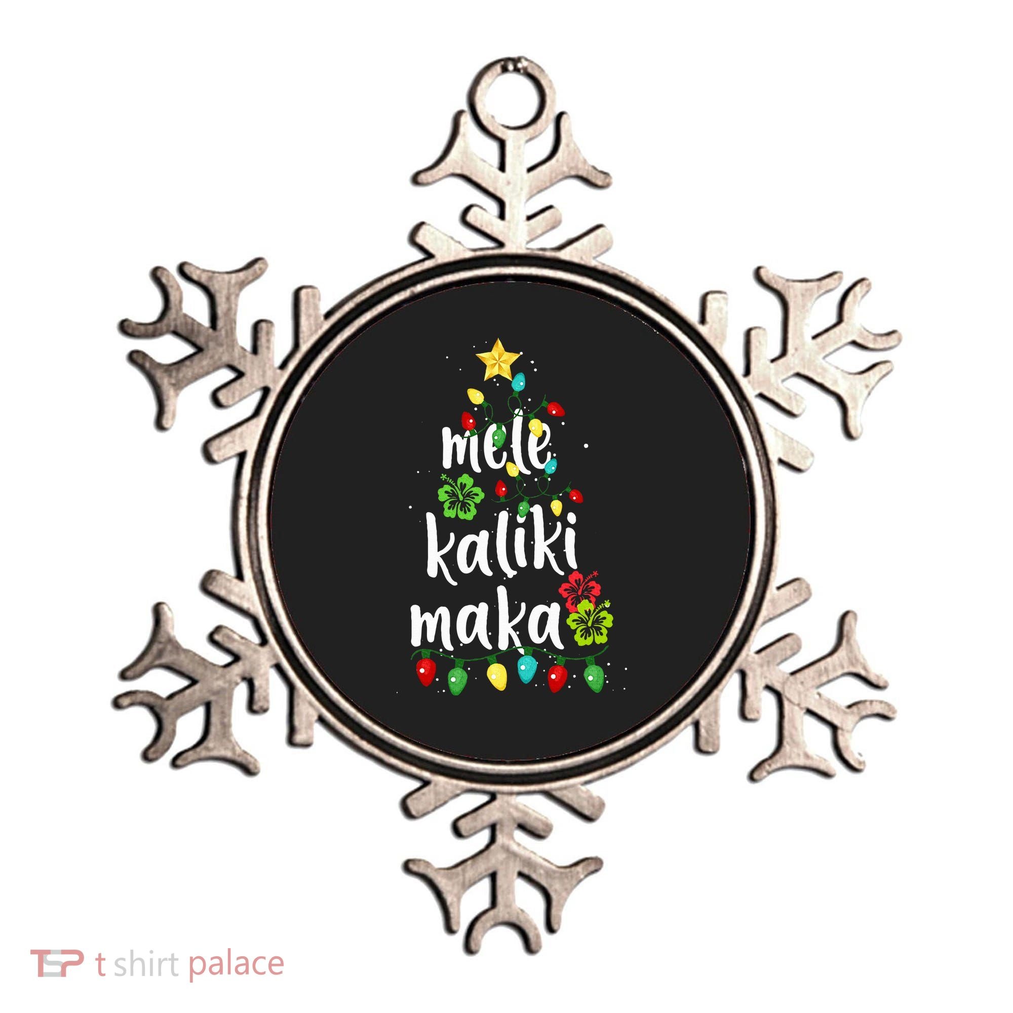 Mele kalikimaka Christmas Hawaiian Xmas Ornament