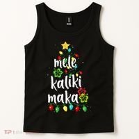 Mele kalikimaka Christmas Hawaiian Xmas Tank Top thumb 2