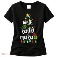 Mele kalikimaka Christmas Hawaiian Xmas Women's T-Shirt thumb 0