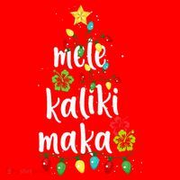 Mele kalikimaka Christmas Hawaiian Xmas Santa Hat thumb 1