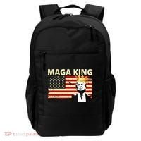 MAGA King Donald Trump Usa Flag Backpack thumb 0
