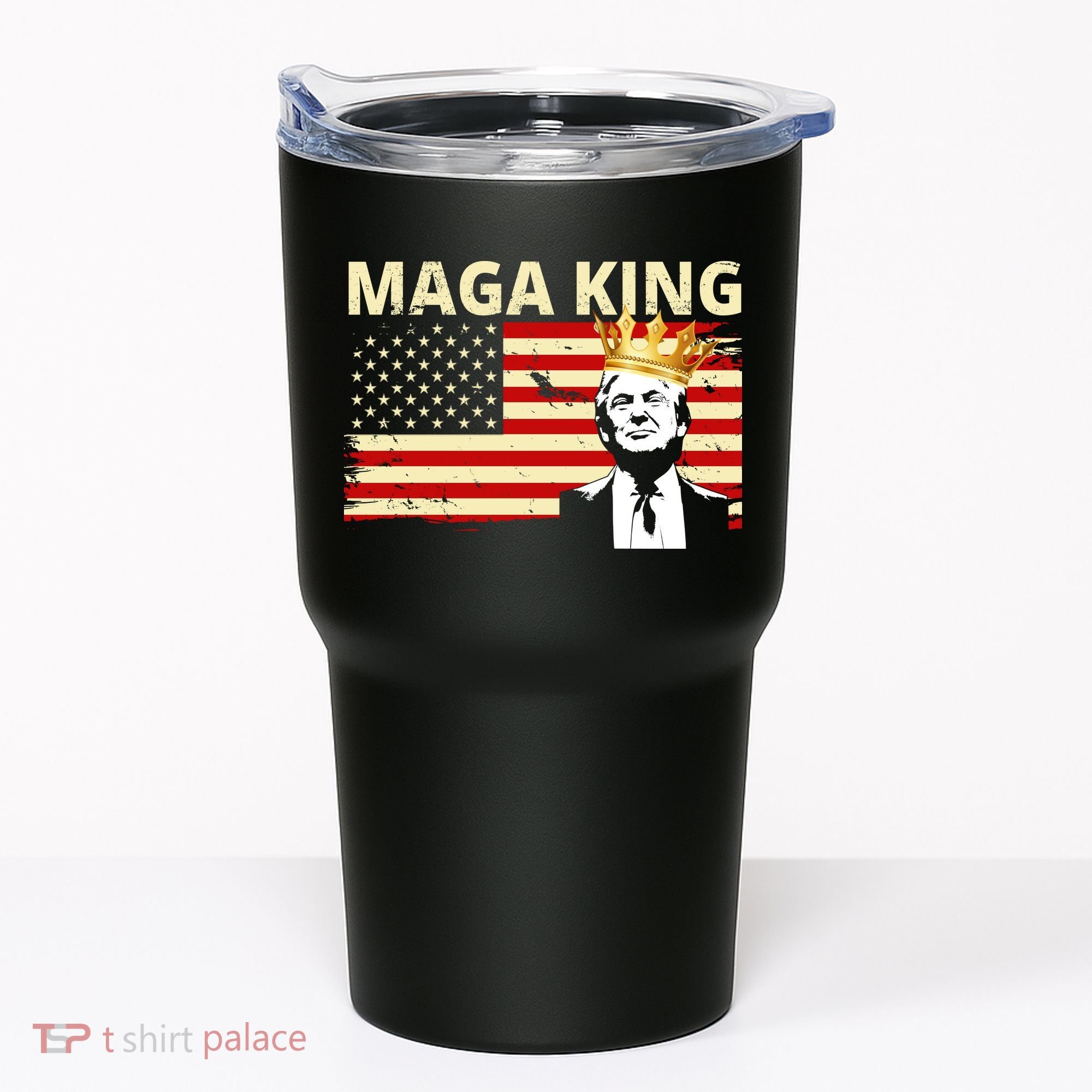 MAGA King Donald Trump Usa Flag Tumbler