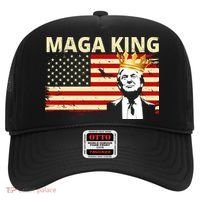 MAGA King Donald Trump Usa Flag Hat thumb 0