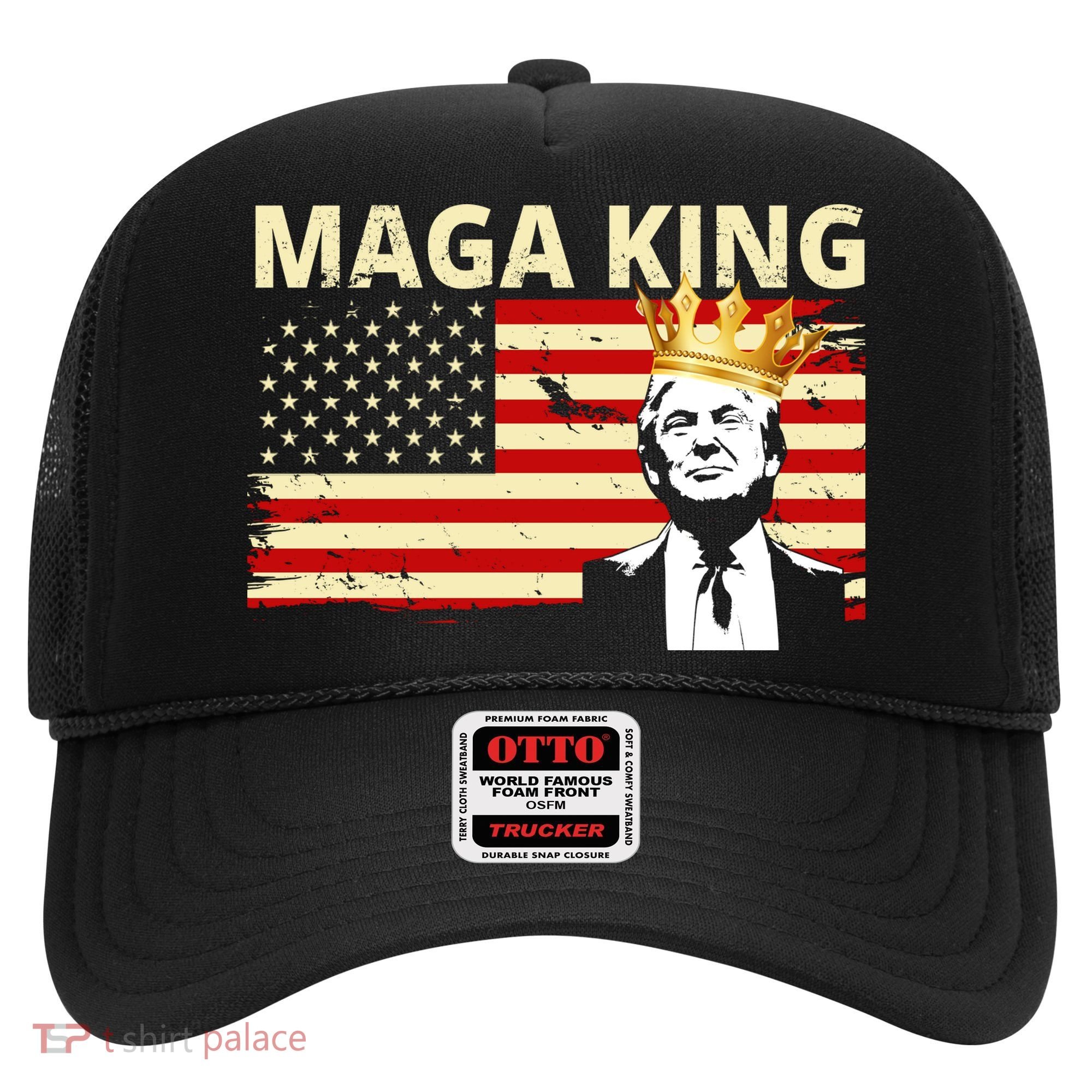 MAGA King Donald Trump Usa Flag Hat