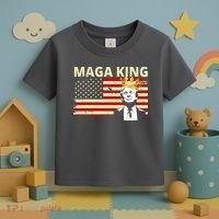 MAGA King Donald Trump Usa Flag Toddler T-Shirt thumb 3