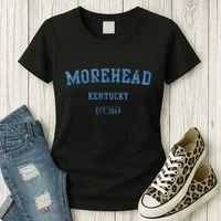 Morehead Kentucky Distressed Text Sport Style Women's T-Shirt thumb 3