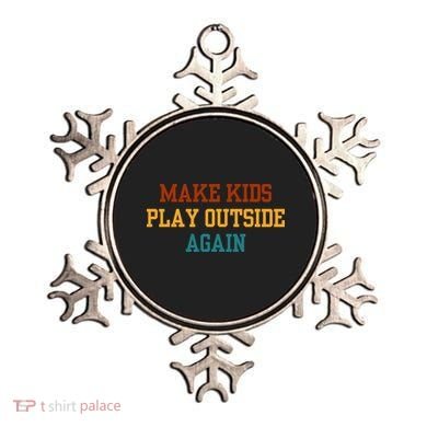 Make Ki Ds Play Outside Again Funny Parenting Saying Ornament