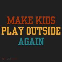 Make Ki Ds Play Outside Again Funny Parenting Saying Golf Towel thumb 3