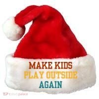 Make Ki Ds Play Outside Again Funny Parenting Saying Santa Hat thumb 0
