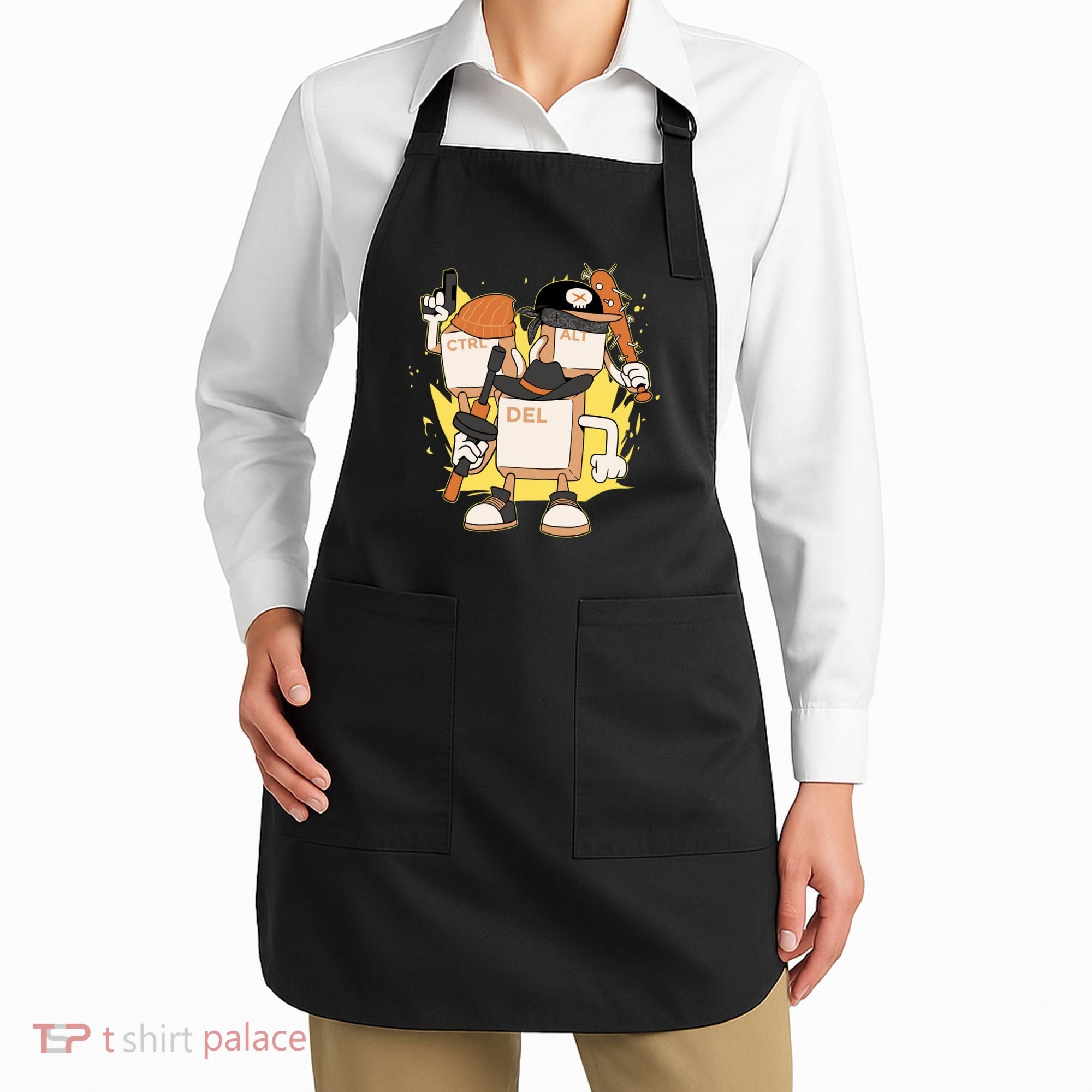 Mafia Keyboard Funny Apron