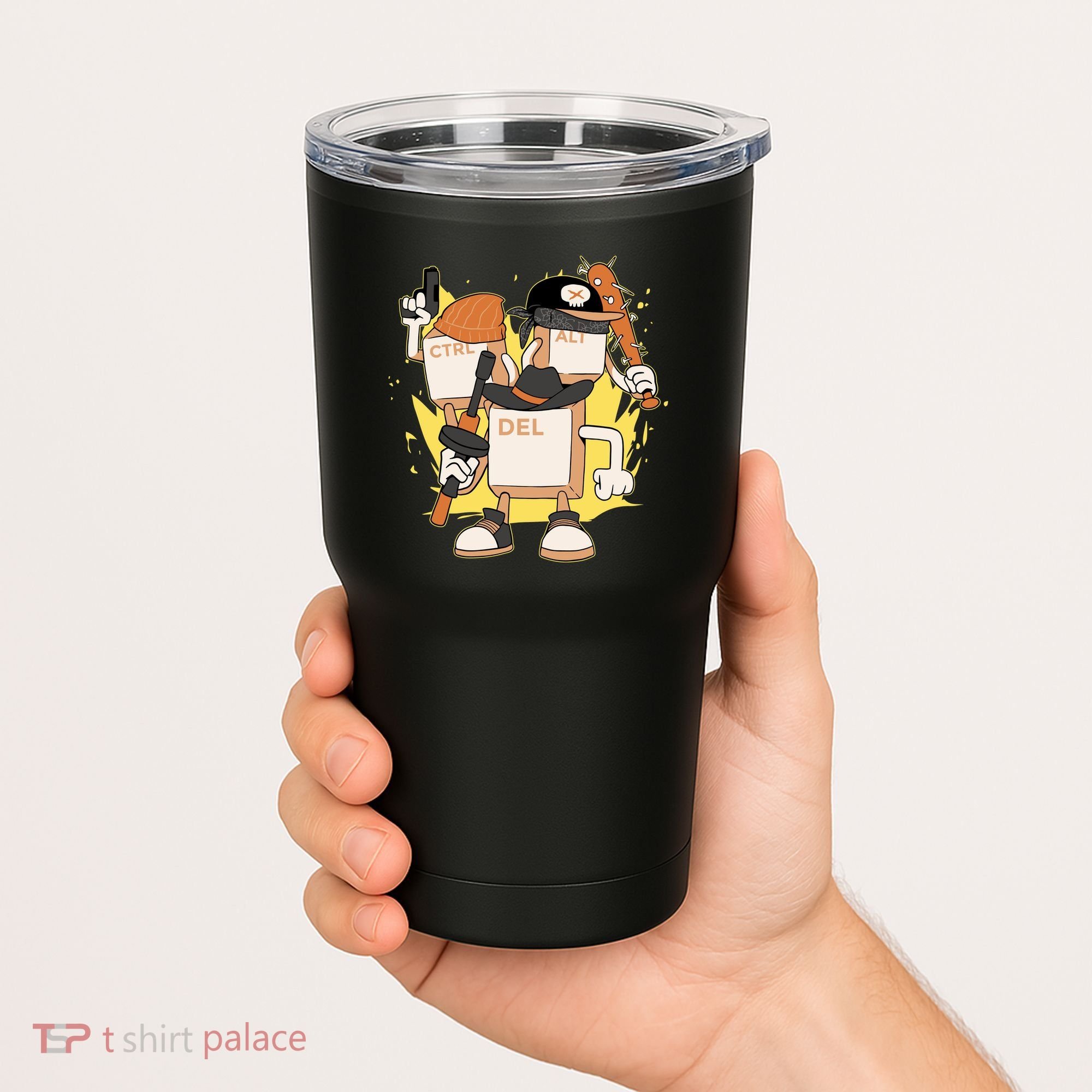 Mafia Keyboard Funny Tumbler