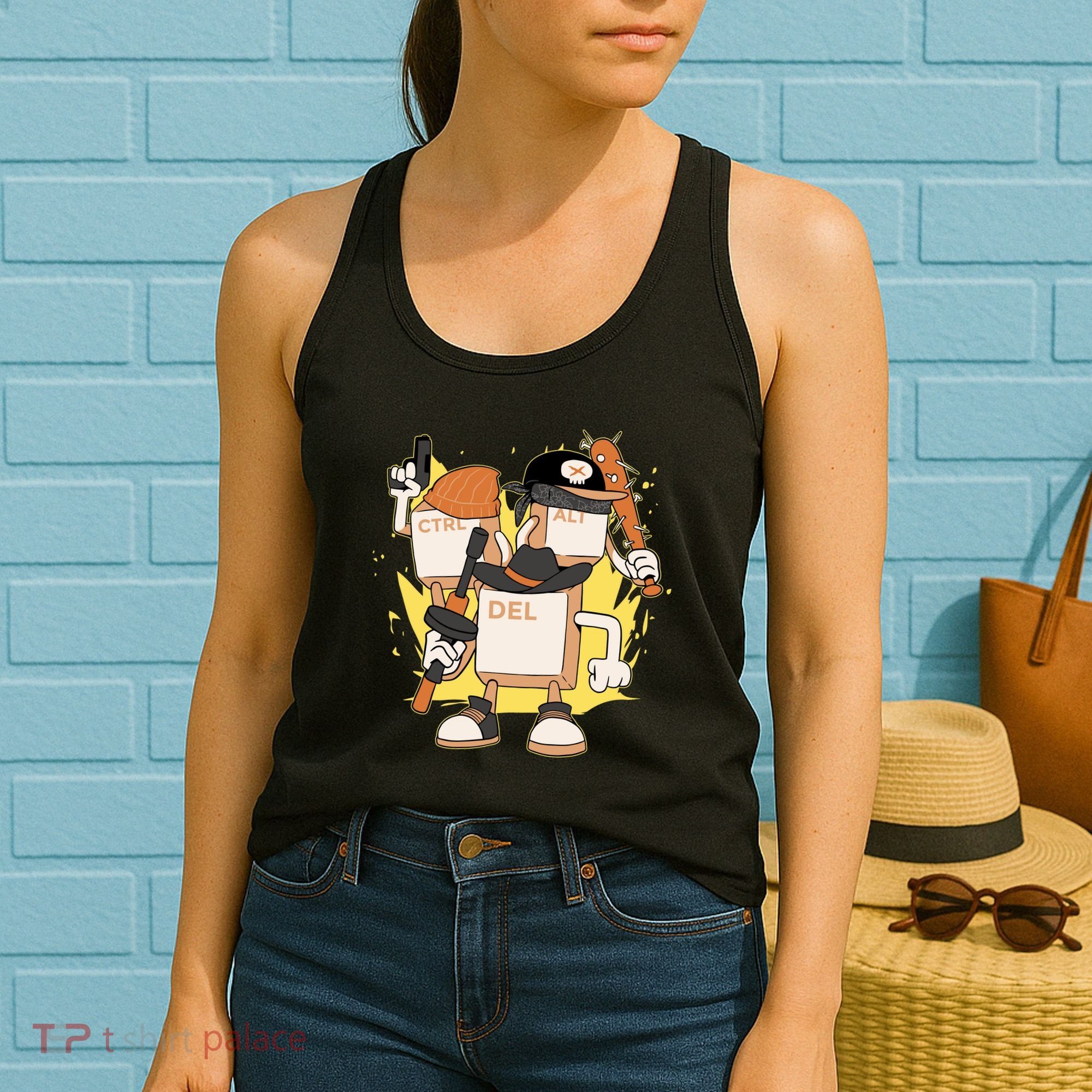 Mafia Keyboard Funny Women's Tank Top