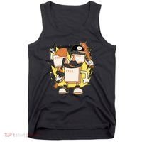 Mafia Keyboard Funny Tank Top thumb 0