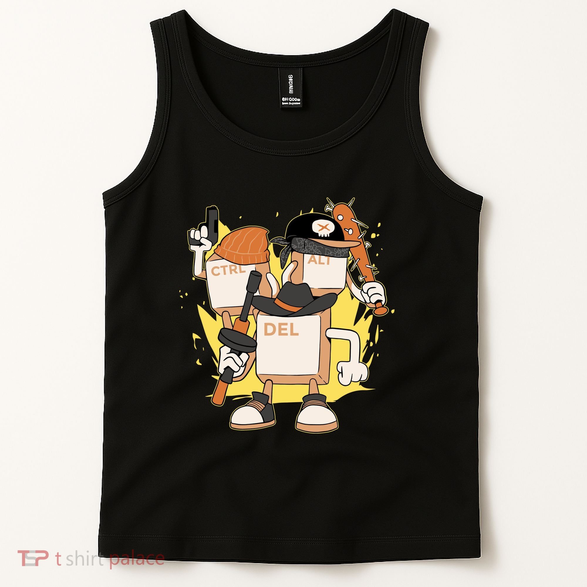Mafia Keyboard Funny Tank Top