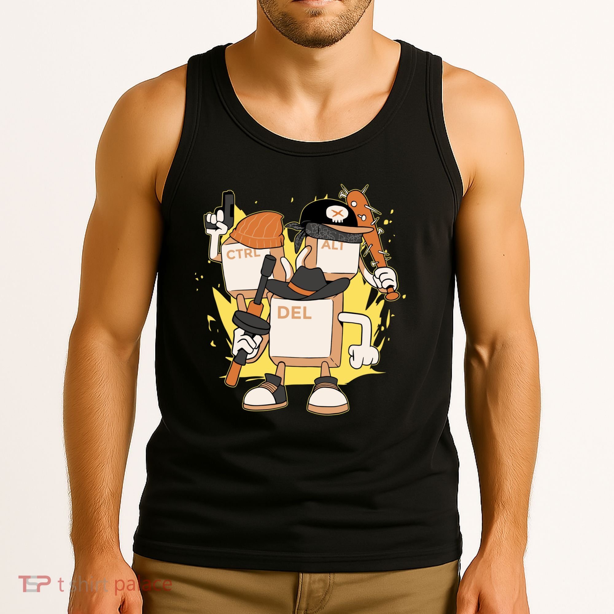 Mafia Keyboard Funny Tank Top