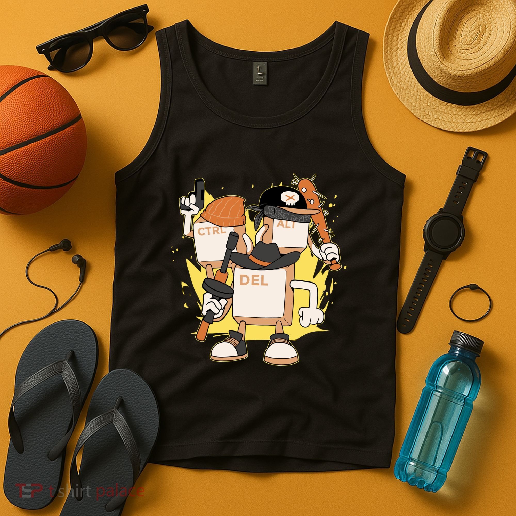 Mafia Keyboard Funny Tank Top