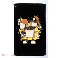 Mafia Keyboard Funny Golf Towel thumb 0