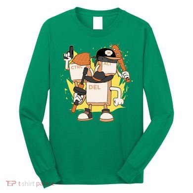 Mafia Keyboard Funny Long Sleeve Shirt