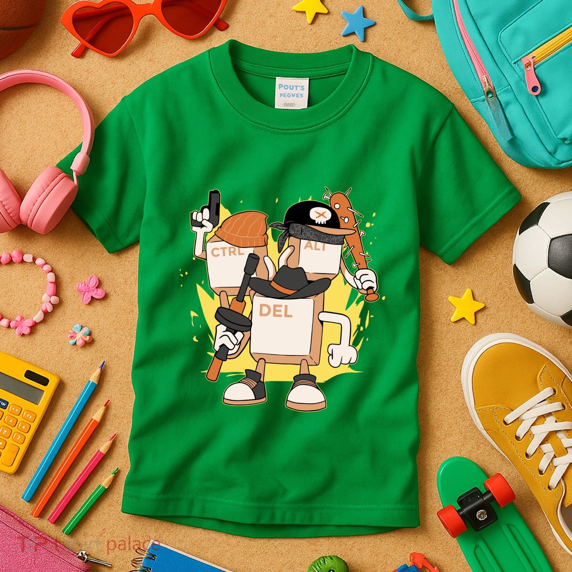 Mafia Keyboard Funny Kids T-Shirt