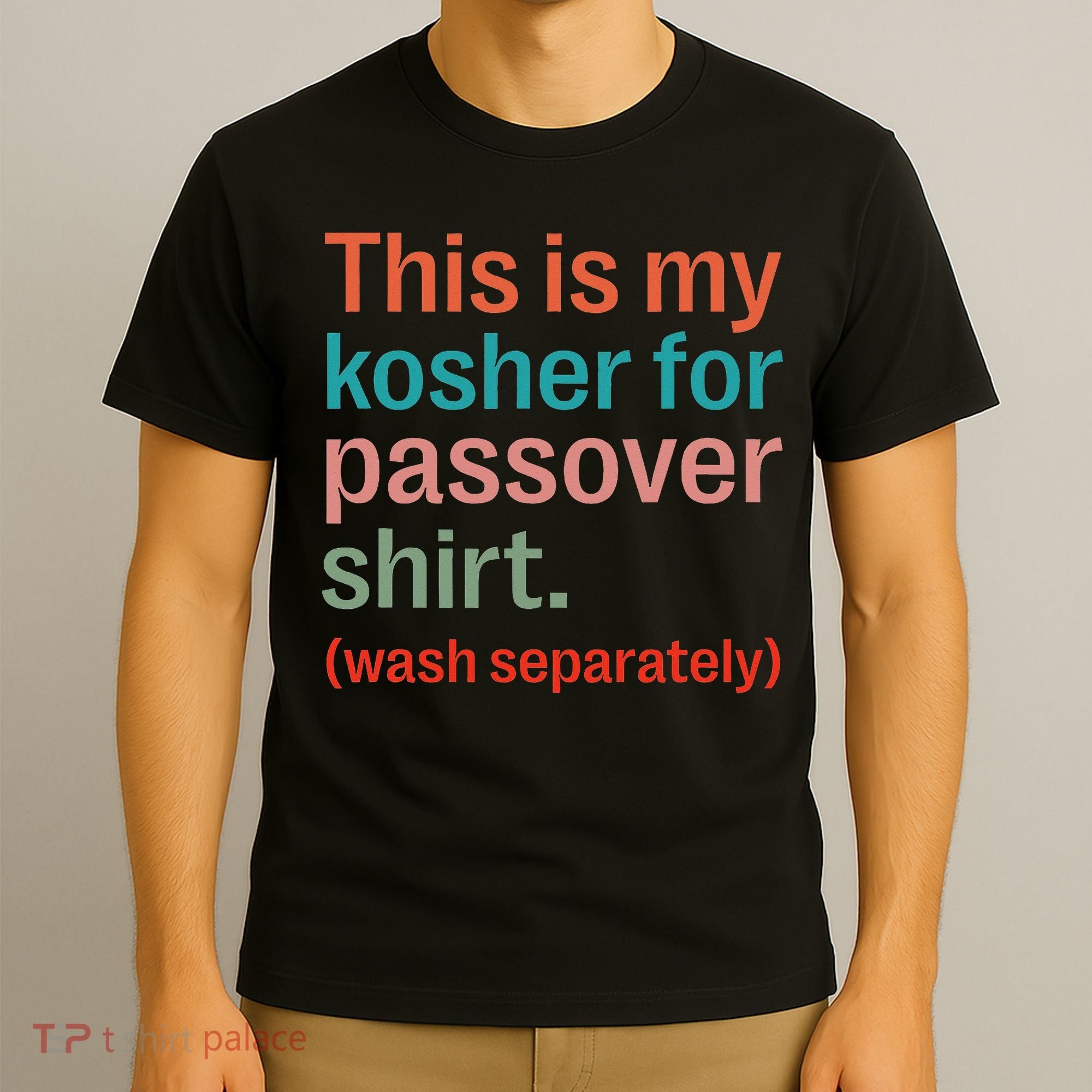My Kosher For Passover Wash Separately Matzah Pesach T-Shirt