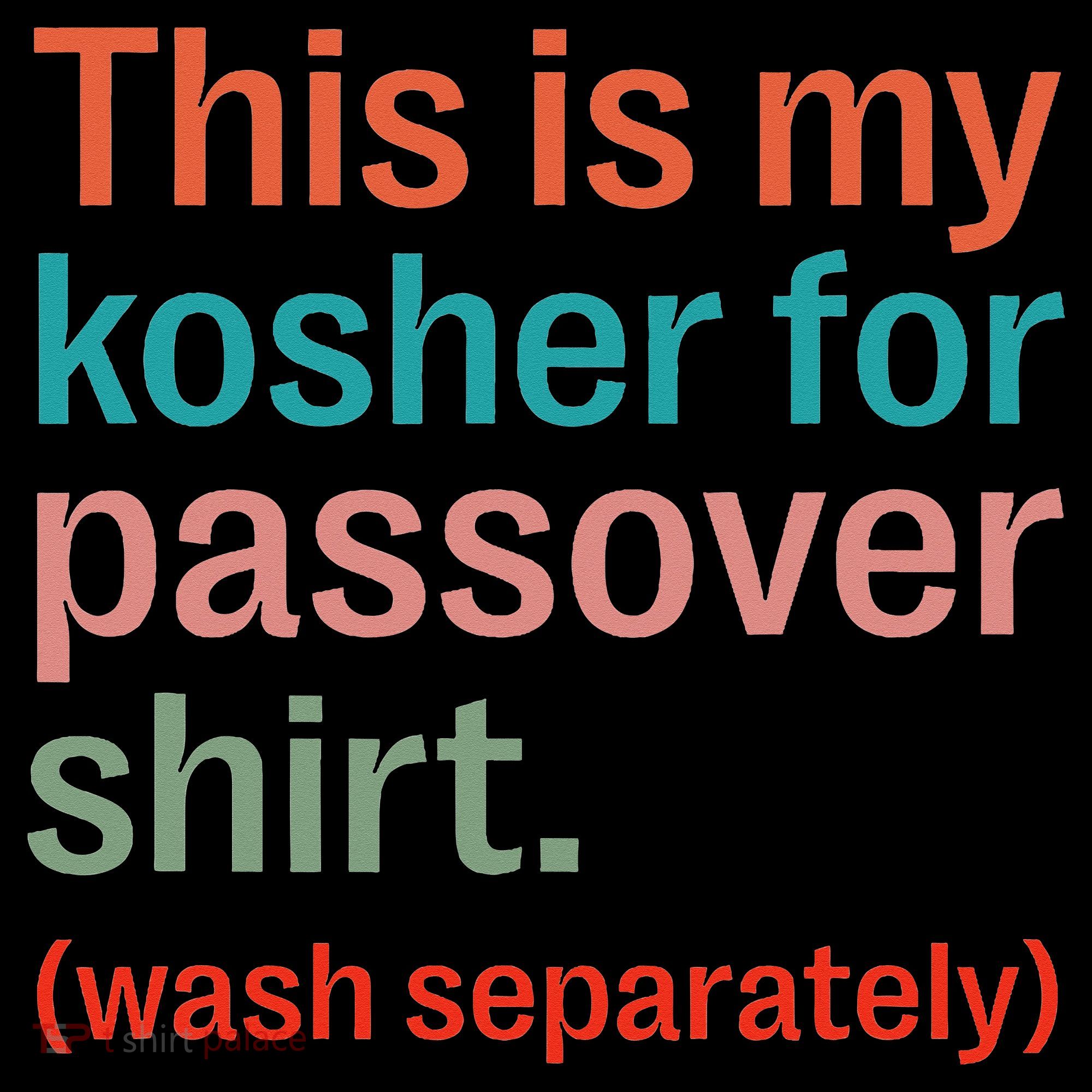 My Kosher For Passover Wash Separately Matzah Pesach Women's Hoodie