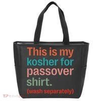 My Kosher For Passover Wash Separately Matzah Pesach Tote Bag thumb 0