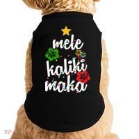 Mele Kalikimaka Festive Holiday Doggie Tank thumb 0