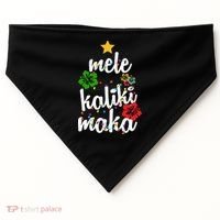 Mele Kalikimaka Festive Holiday USA-Made Doggie Bandana thumb 0