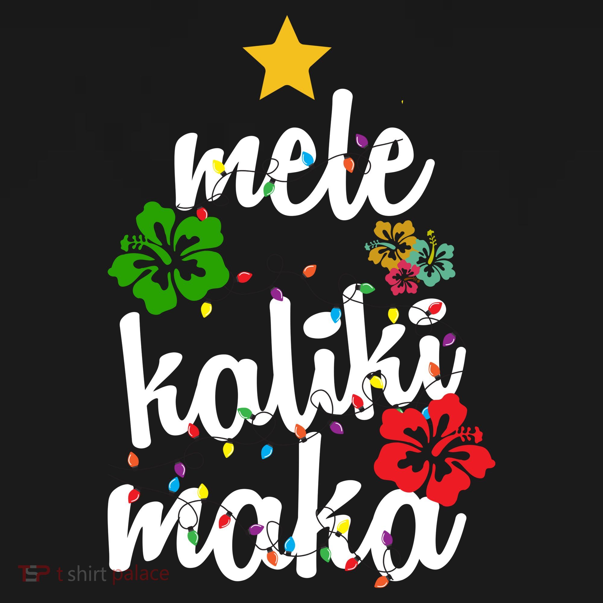 Mele Kalikimaka Festive Holiday Long Sleeve Shirt