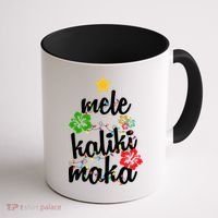 Mele Kalikimaka Festive Holiday Coffee Mug thumb 1