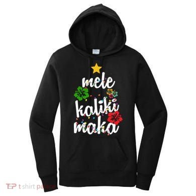 Mele Kalikimaka Festive Holiday Women's Hoodie