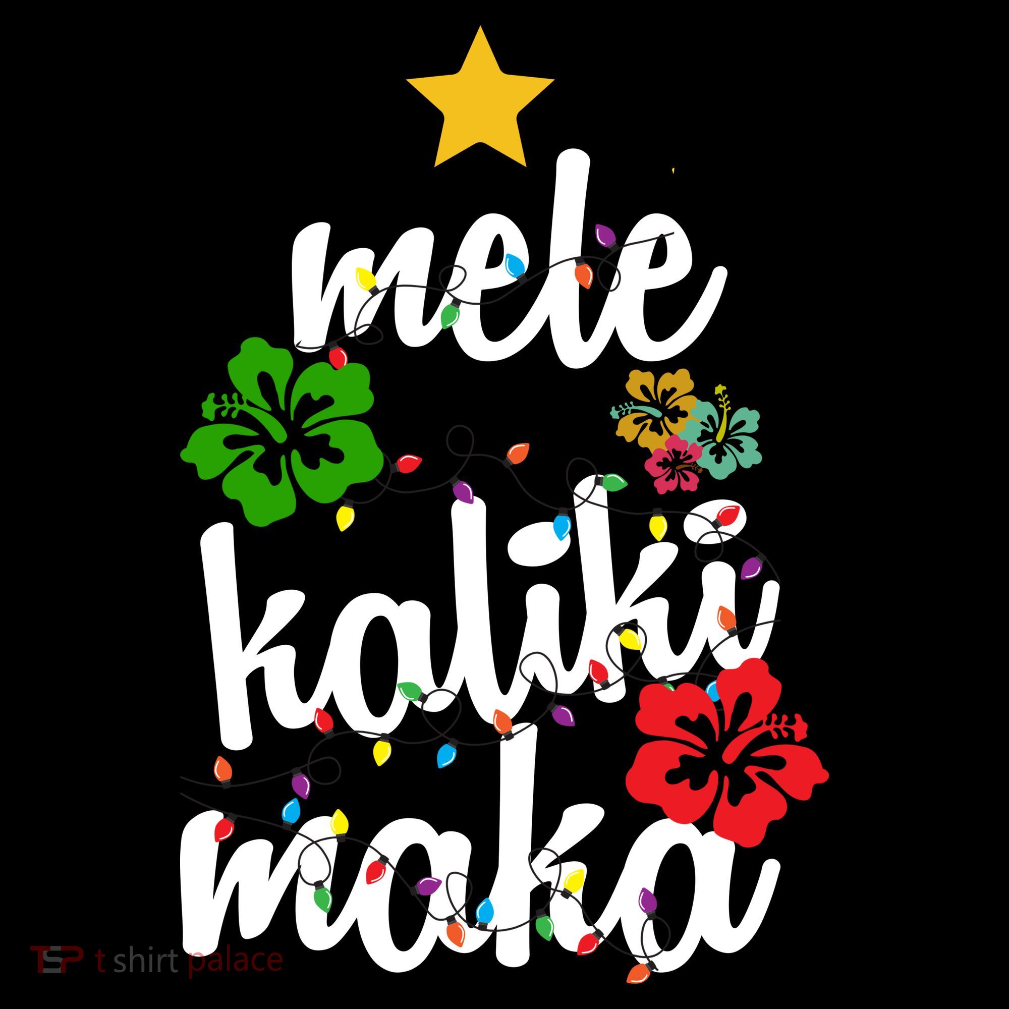 Mele Kalikimaka Festive Holiday Women's Hoodie