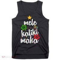 Mele Kalikimaka Festive Holiday Tank Top thumb 0