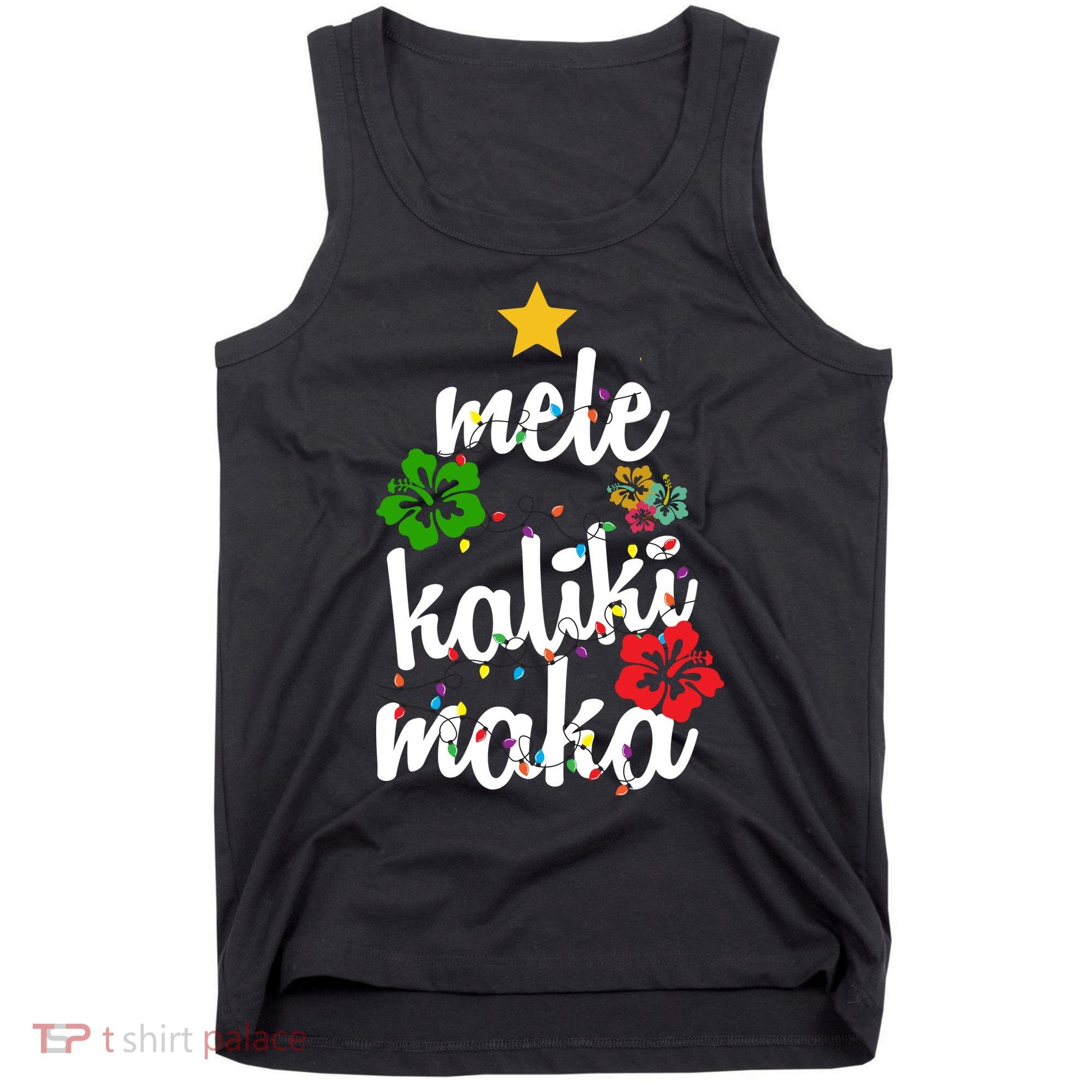Mele Kalikimaka Festive Holiday Tank Top