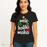 Mele Kalikimaka Festive Holiday Women's T-Shirt thumb 4