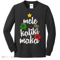 Mele Kalikimaka Festive Holiday Kids Long Sleeve Shirt thumb 0