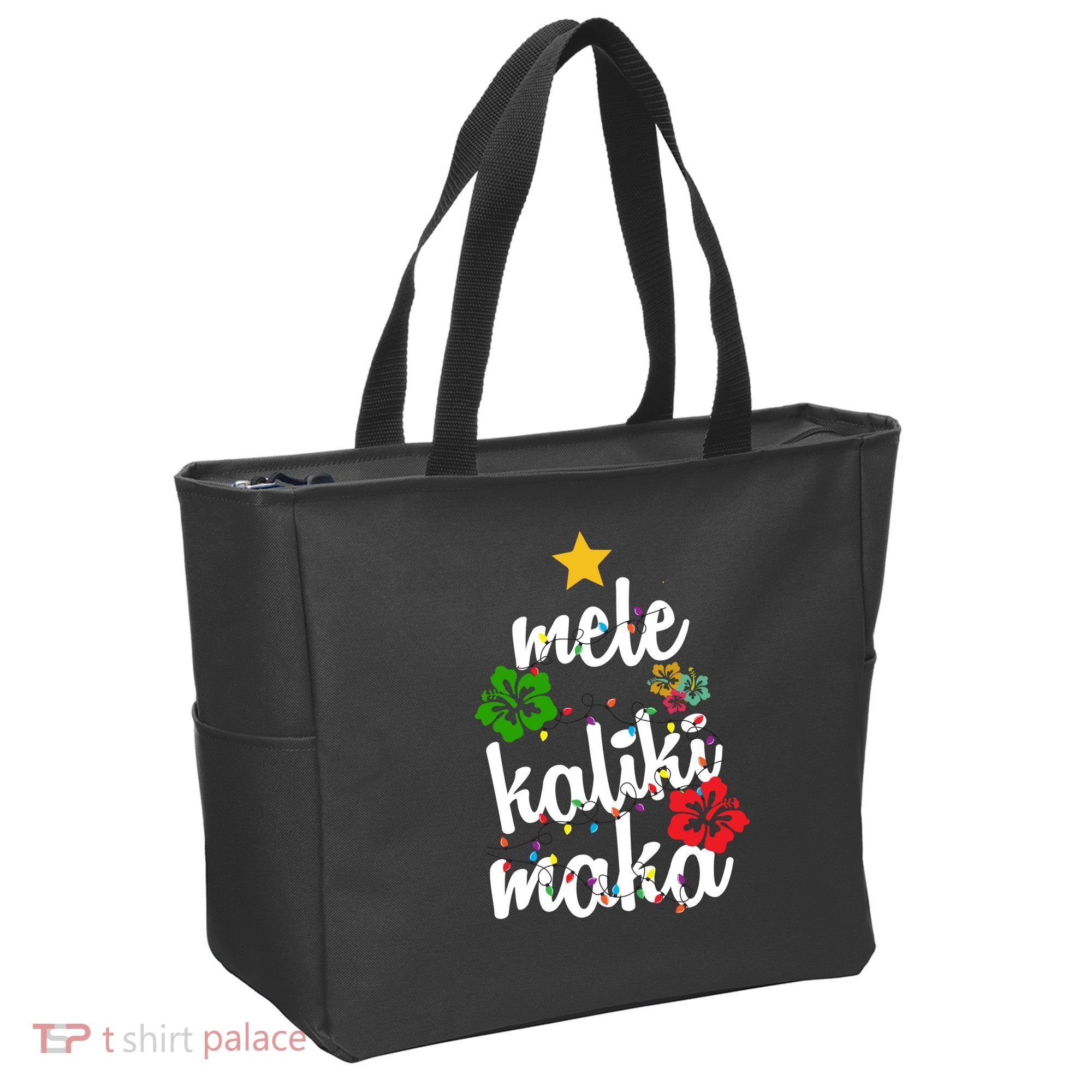 Mele Kalikimaka Festive Holiday Tote Bag