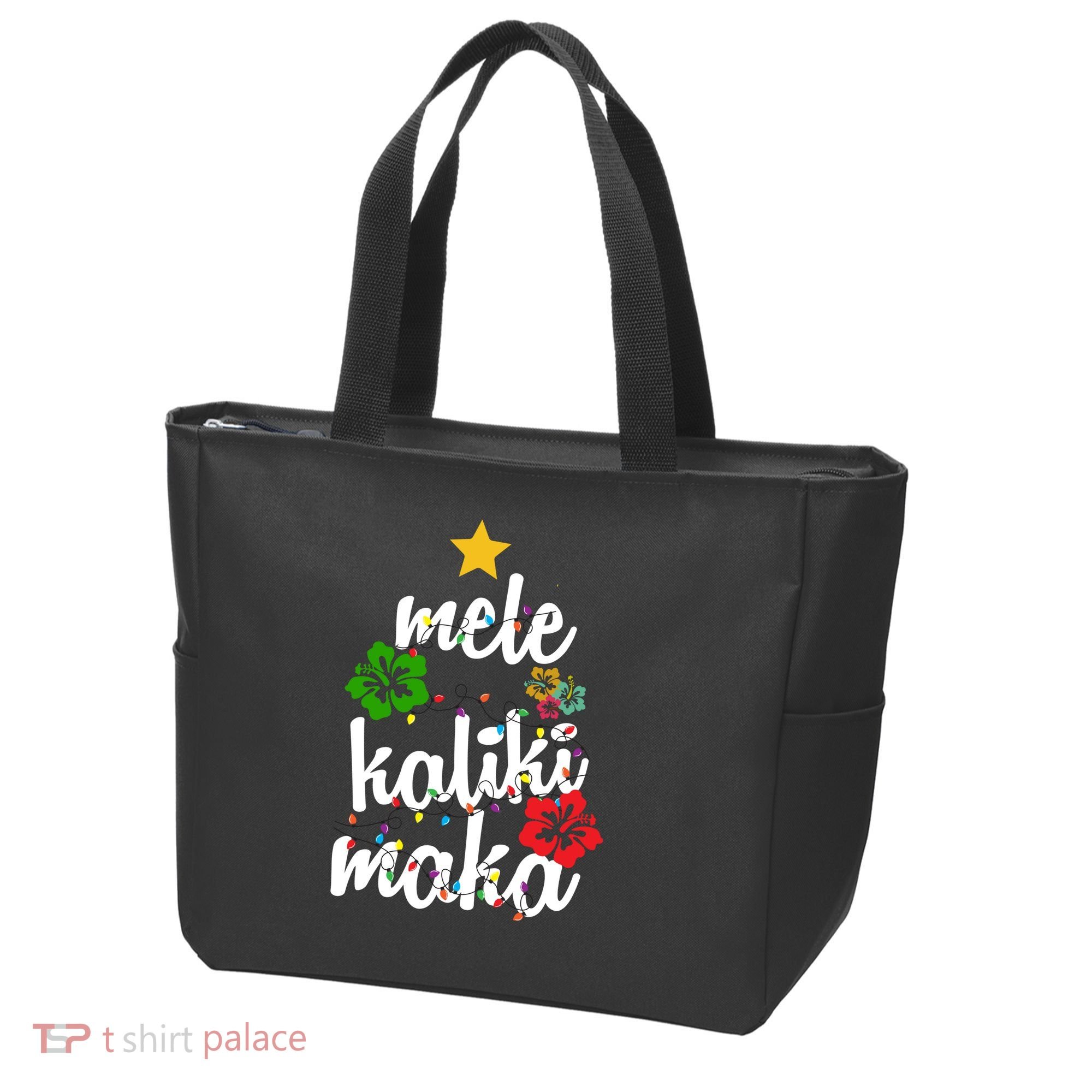 Mele Kalikimaka Festive Holiday Tote Bag