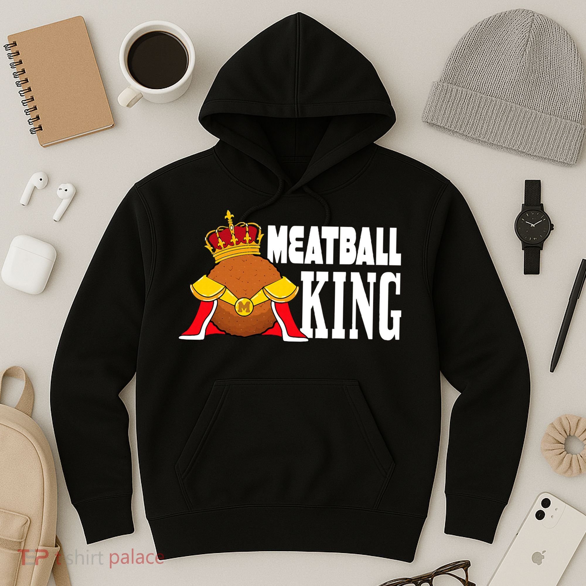 Meatball King funny queen  Hoodie