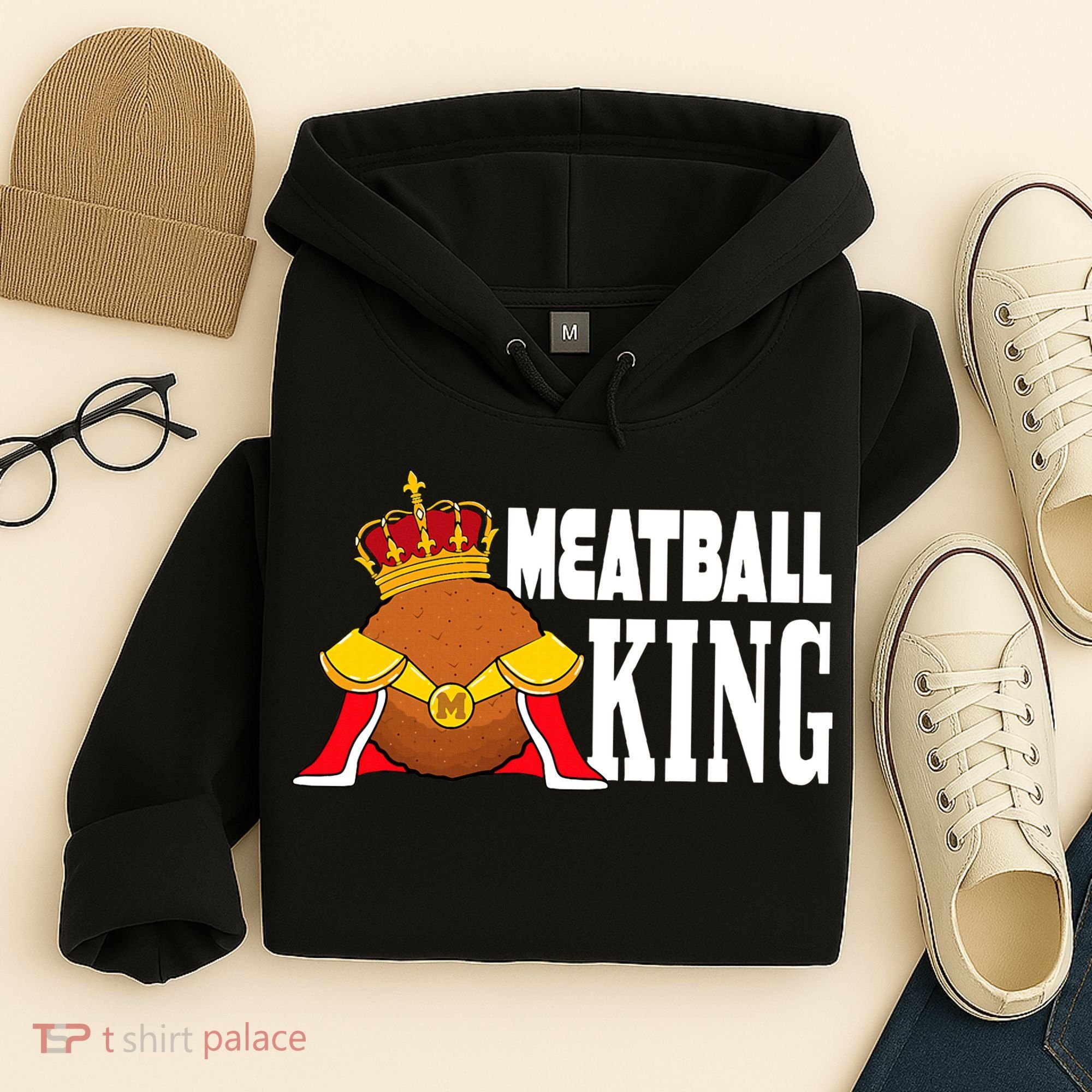 Meatball King funny queen  Hoodie
