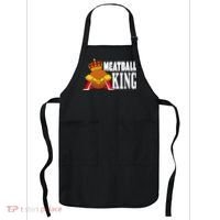 Meatball King funny queen  Apron thumb 0
