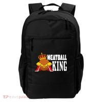Meatball King funny queen  Backpack thumb 0